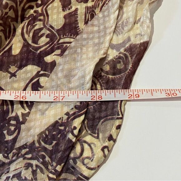 Lane Bryant Kimono Style Sheer Overlay Blouse/ Swimsuit Cover Up Women's Size 22 - Picture 10 of 11